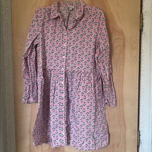 J Crew Pink Floral Dress